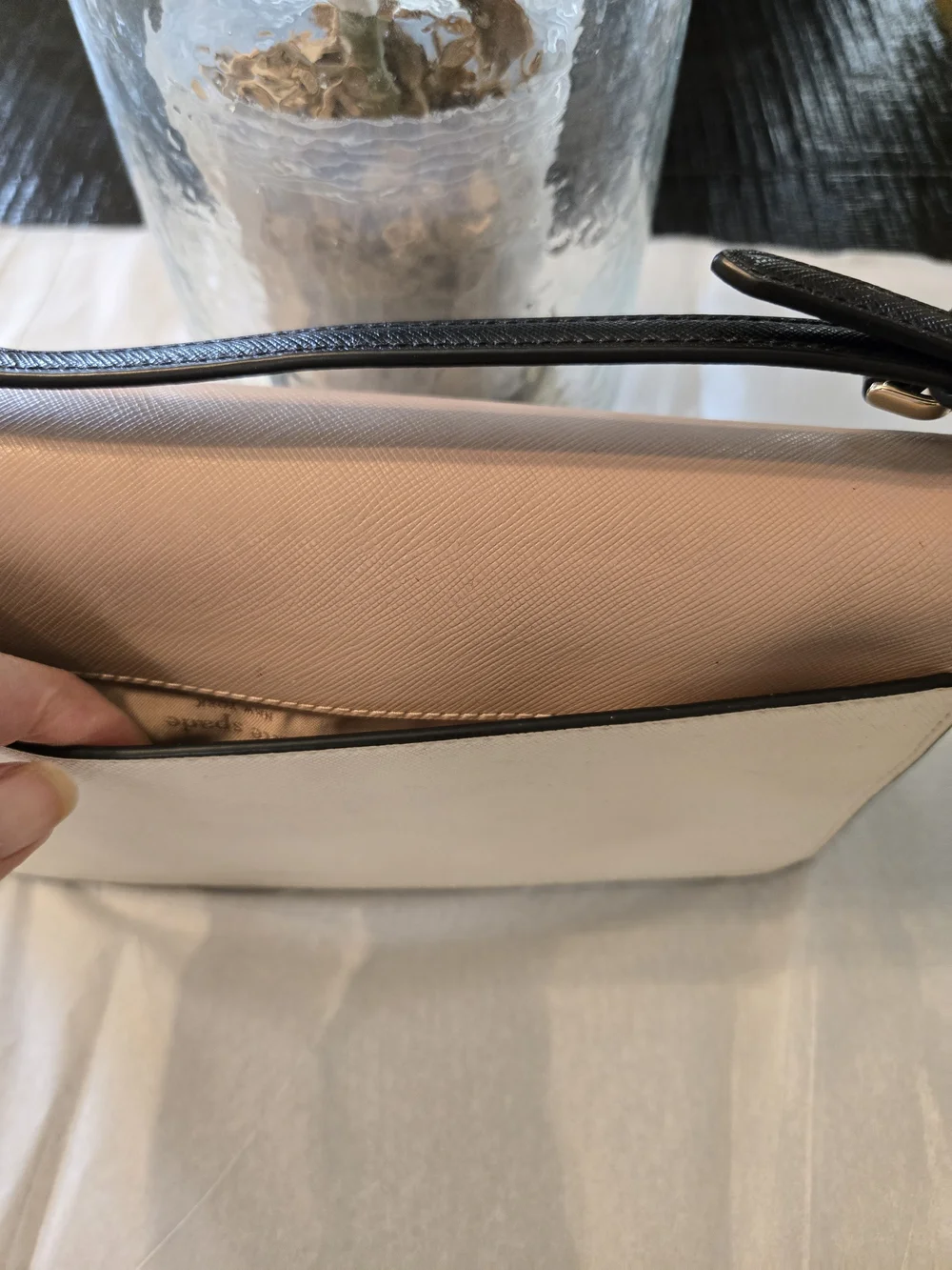 kate spade Two-Tone Crossbody Bag in Blush and Cream